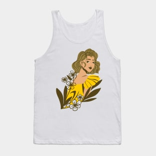 Flower Girl 5 Fall Tank Top